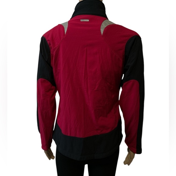 New Balance Women's Red & Black Fleece Jacket, Size M - Picture 4 of 6